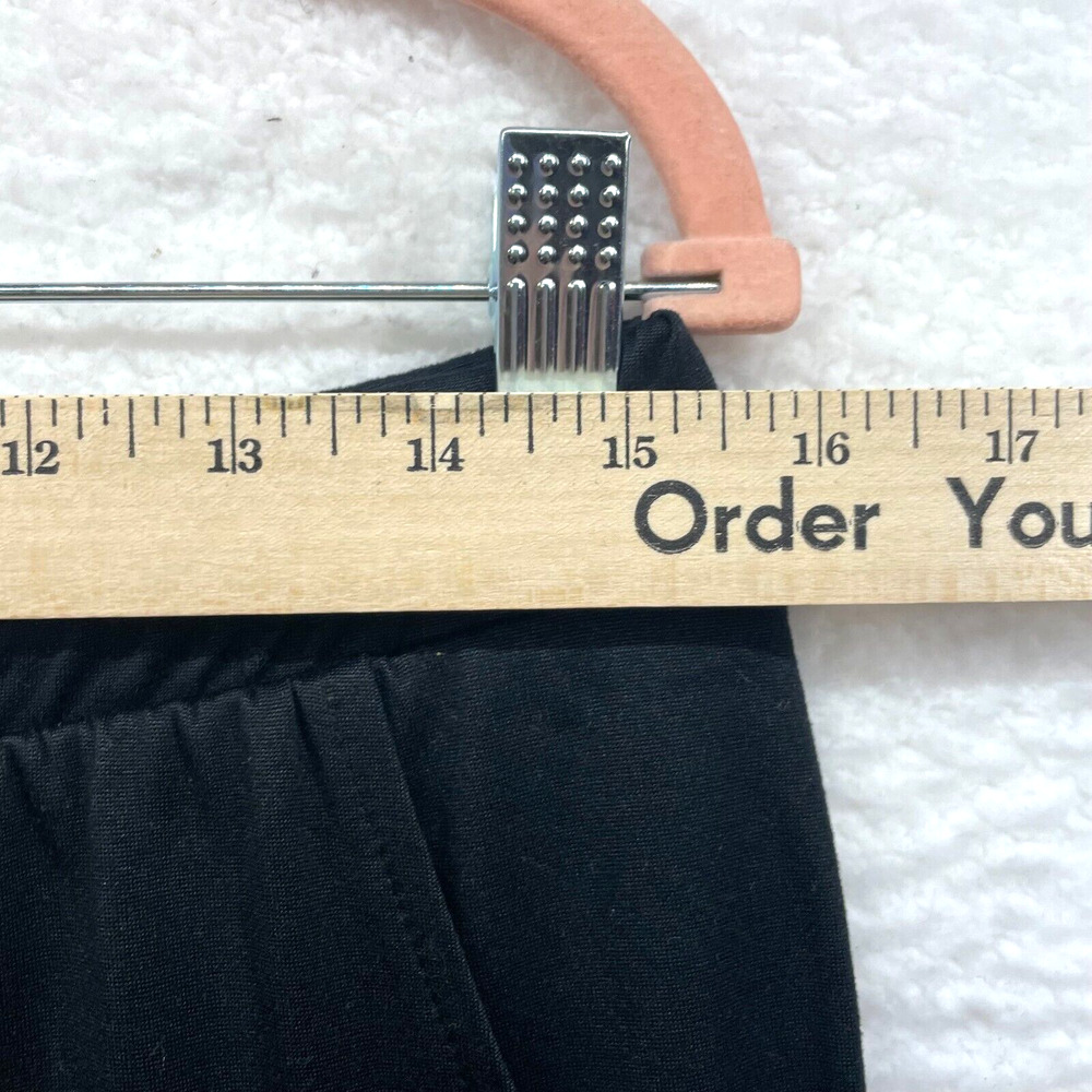 Lucky Brand Pants Womens Small Black Sweatpants Mid Rise Drawstring Pockets - Picture 7 of 10
